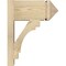 Ekena Millwork Merced Arts & Crafts Rough Sawn Outlooker, Douglas Fir, 8"W x 16"D x 20"H OUT08X16X20MRC03RDF - alternate 4